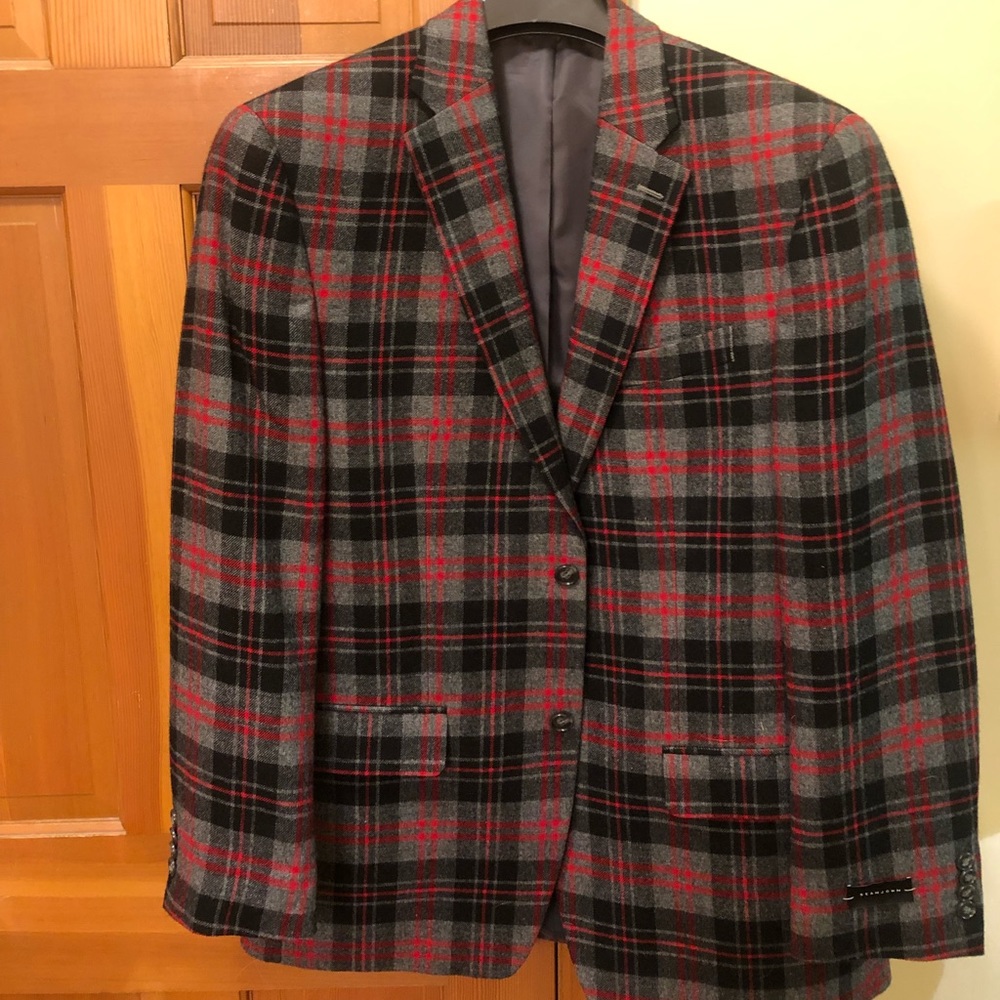 Sean John plaid sports coat